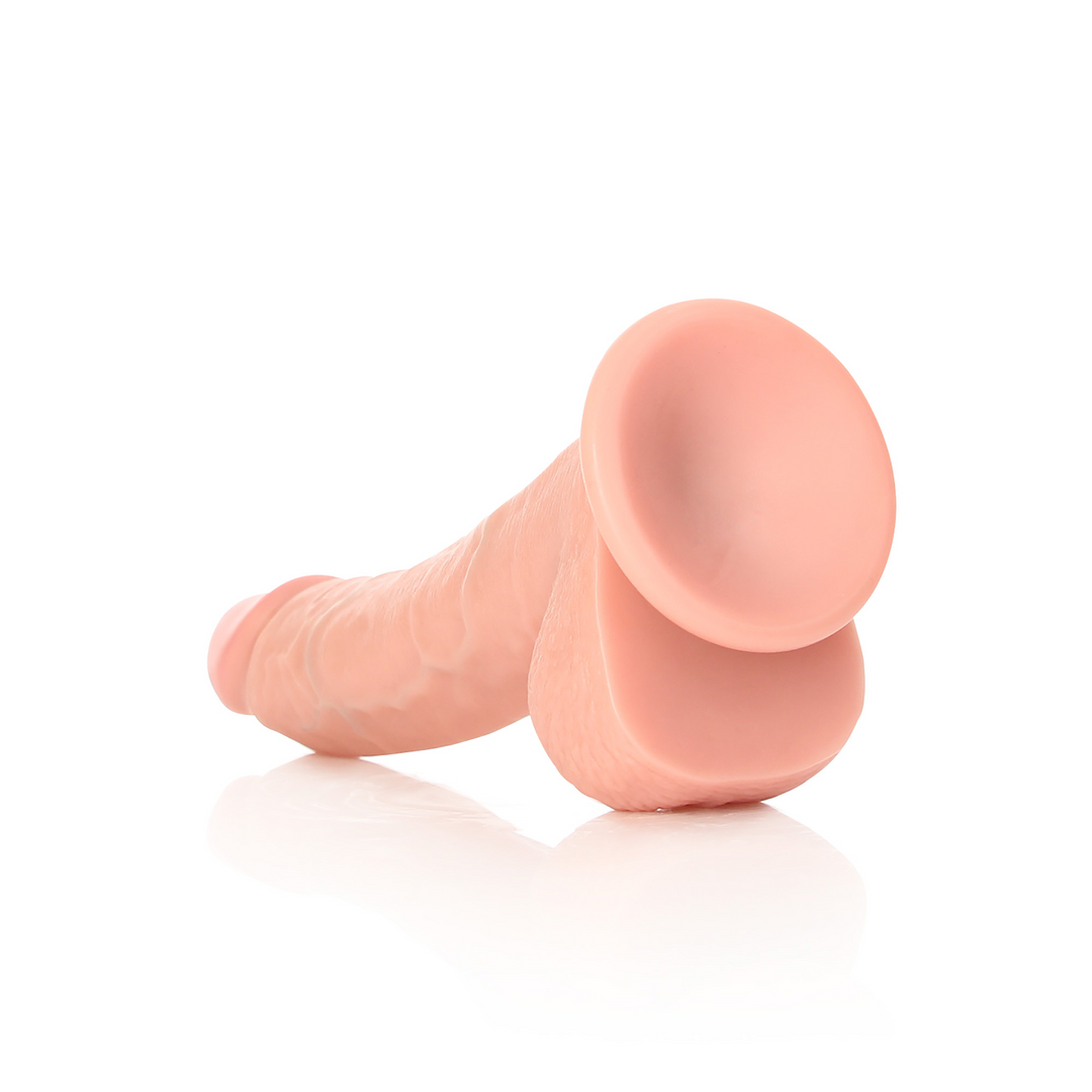 Realrock Curved Realistic Dildo With Balls And Suction Cup 8 / 20,5 Cm
