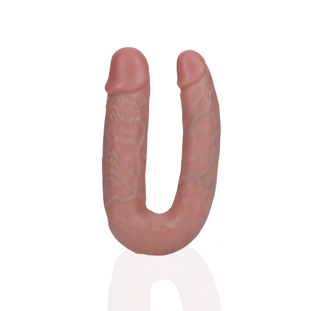 Realrock U Shaped Double Dildo 5 / 12,7 Cm Flesh