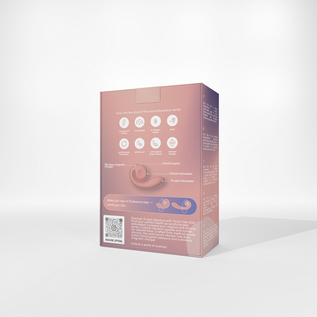 Snail Vibe Gizi Vibrator Peachy Pink