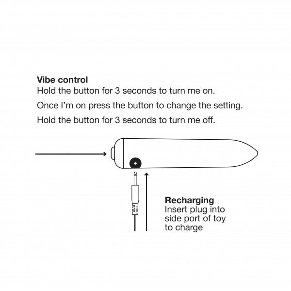 Rocks-Off Ro-Zen Pro Vibrerende Buttplug 12 Cm