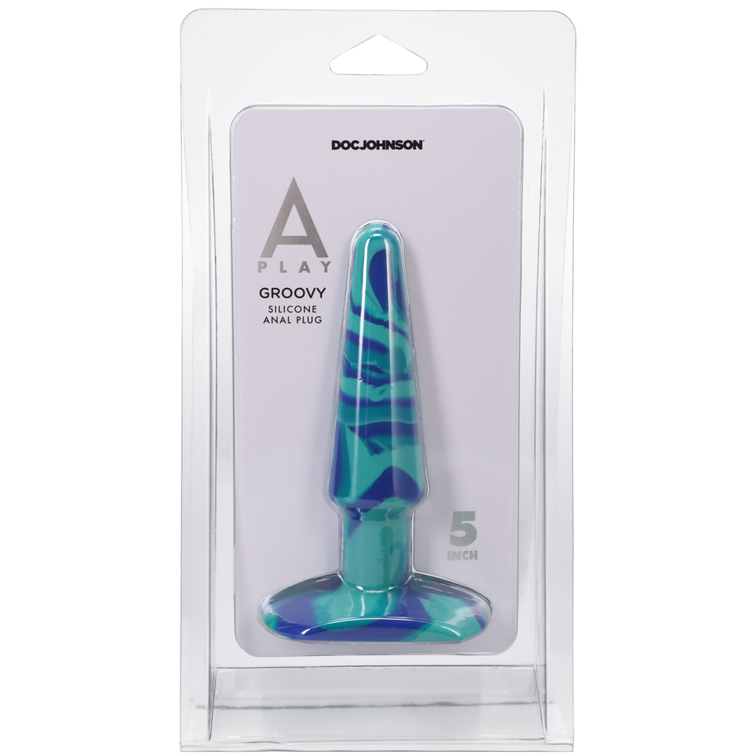 Groovy Silicone Anal Plug 5 / 12 Cm Ocean