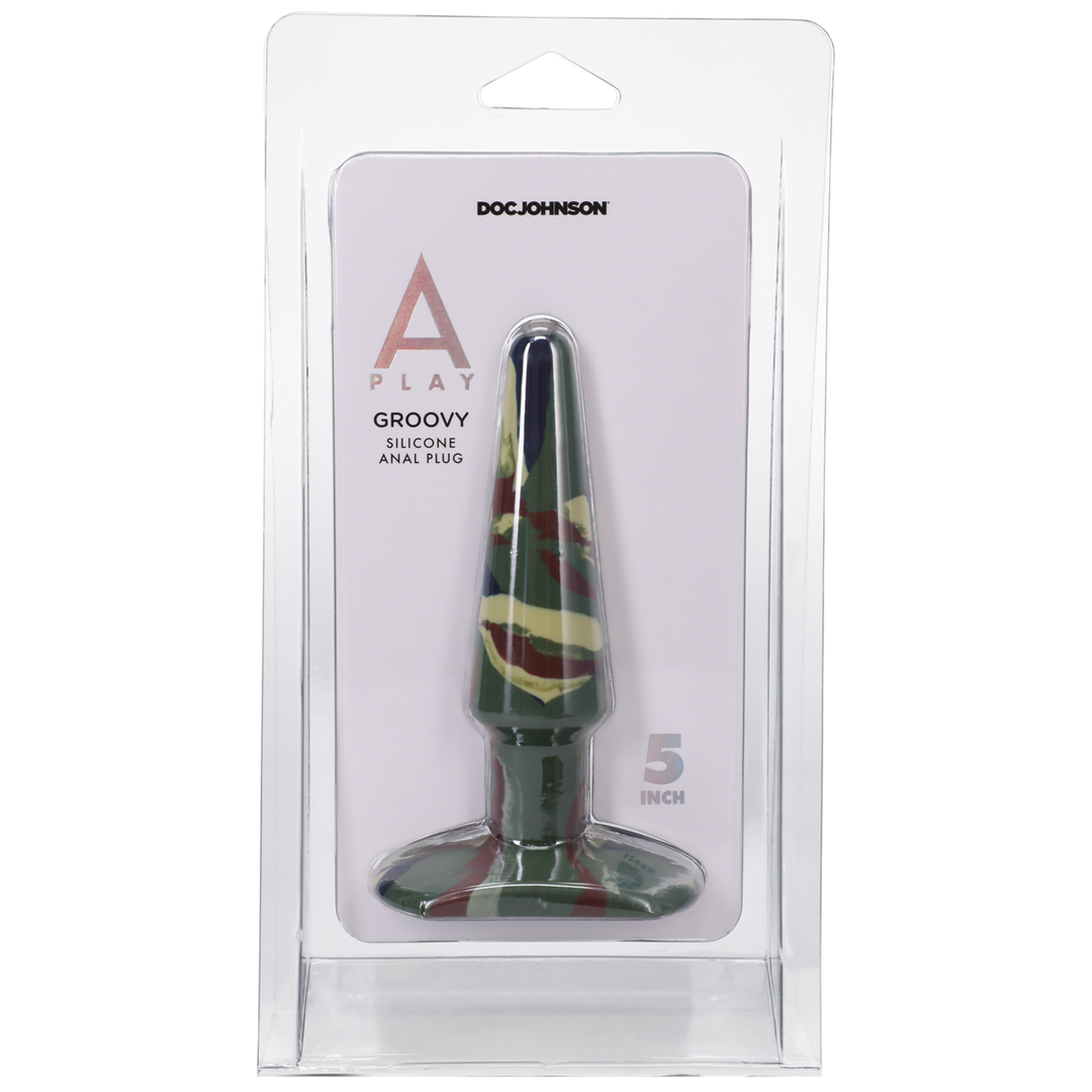Groovy Silicone Anal Plug 5 / 12 Cm Camouflage