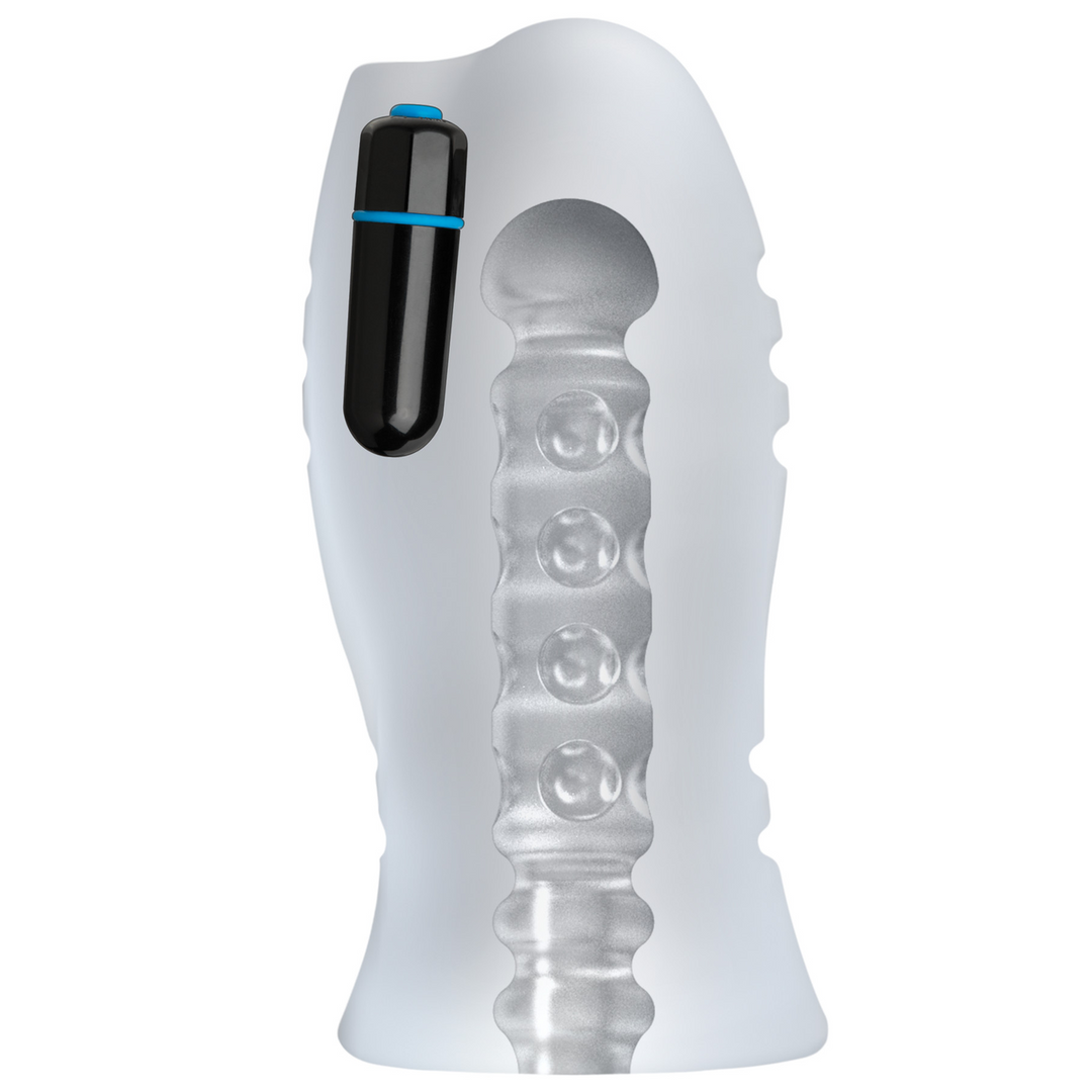 Massage Beads Vibrating Ultraskyn Masturbator