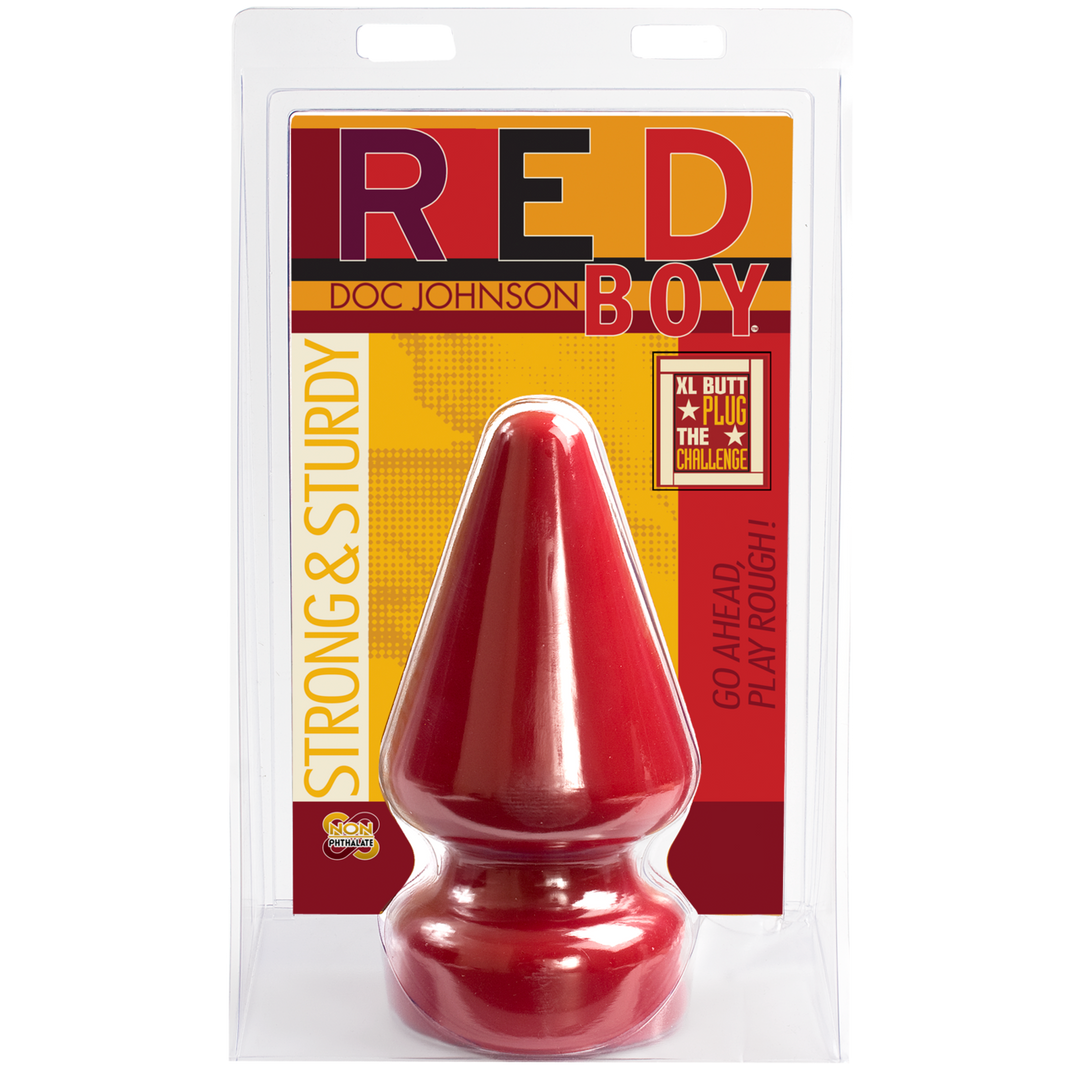 The Challenge Butt Plug Extra Large Red