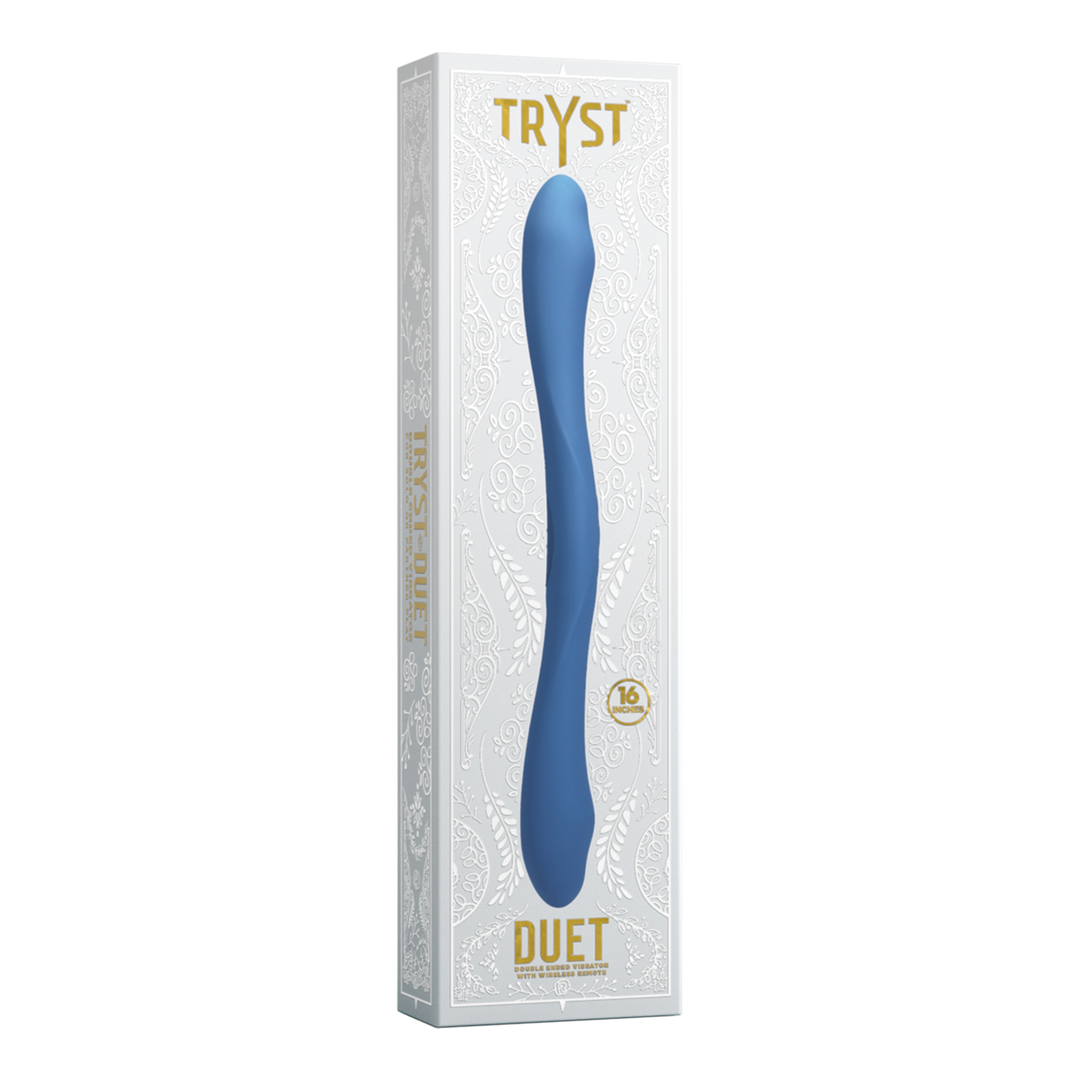 Duet Double Ended Vibrator With Wireless Remote Periwinkle