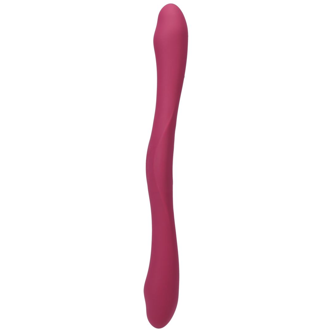 Duet Double Ended Vibrator With Wireless Remote Berry