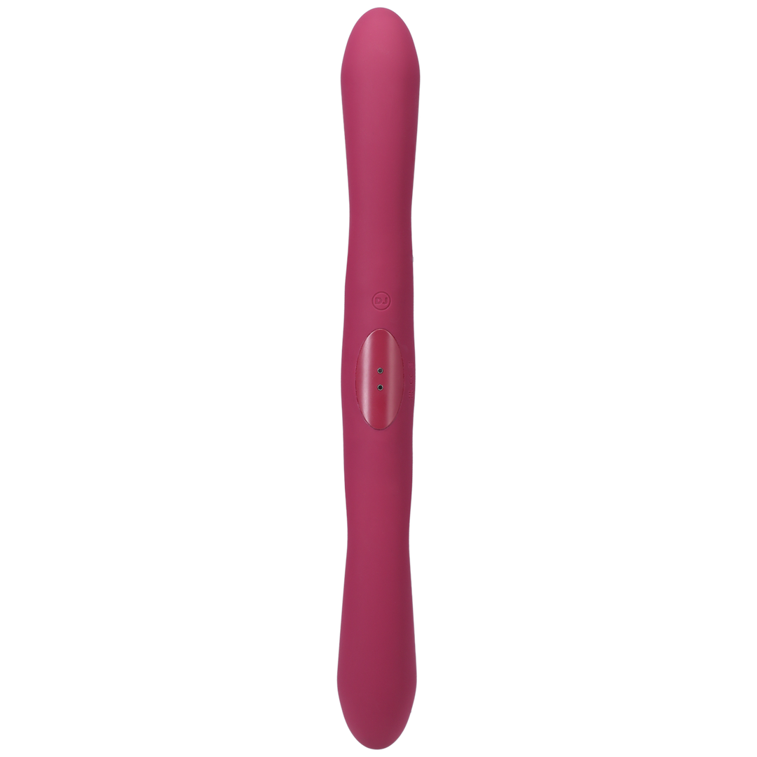 Duet Double Ended Vibrator With Wireless Remote Berry