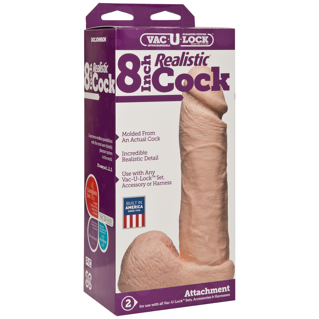 Realistic Dick 8 / 20 Cm White