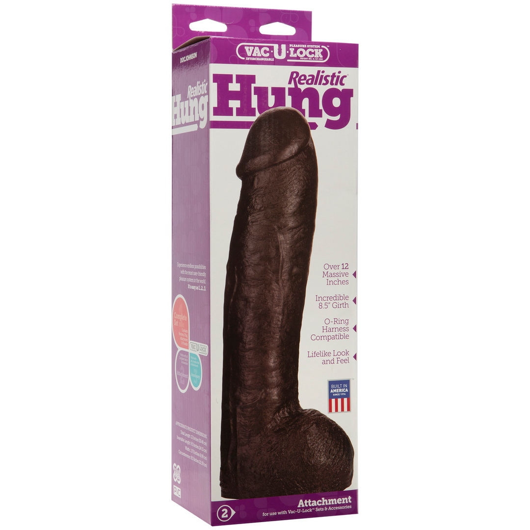 Realistic Ultraskyn Dildo 13 / 32 Cm Black