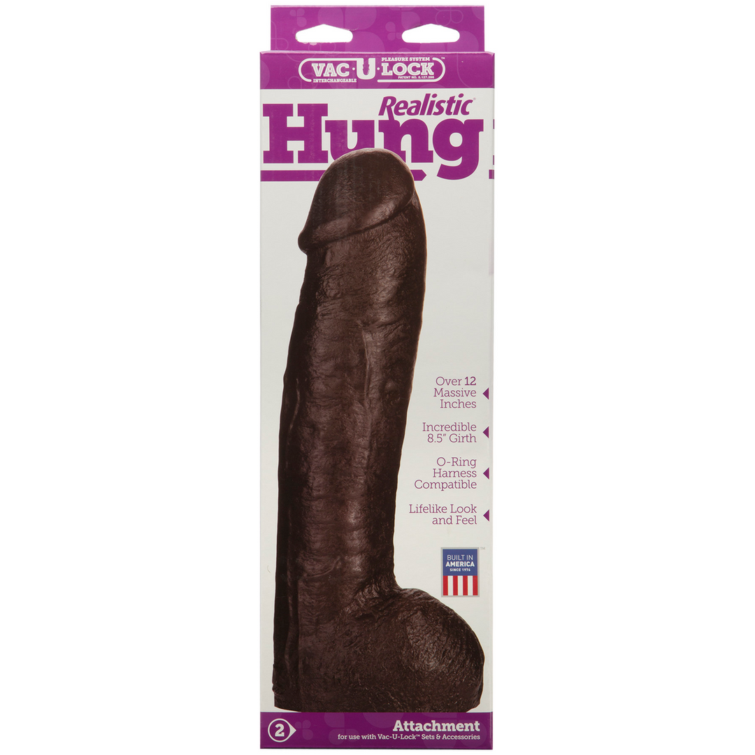 Realistic Ultraskyn Dildo 13 / 32 Cm Black