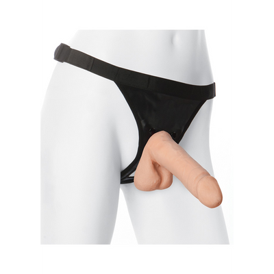 Ultraskyn Harness And Dildo 7 / 18 Cm White