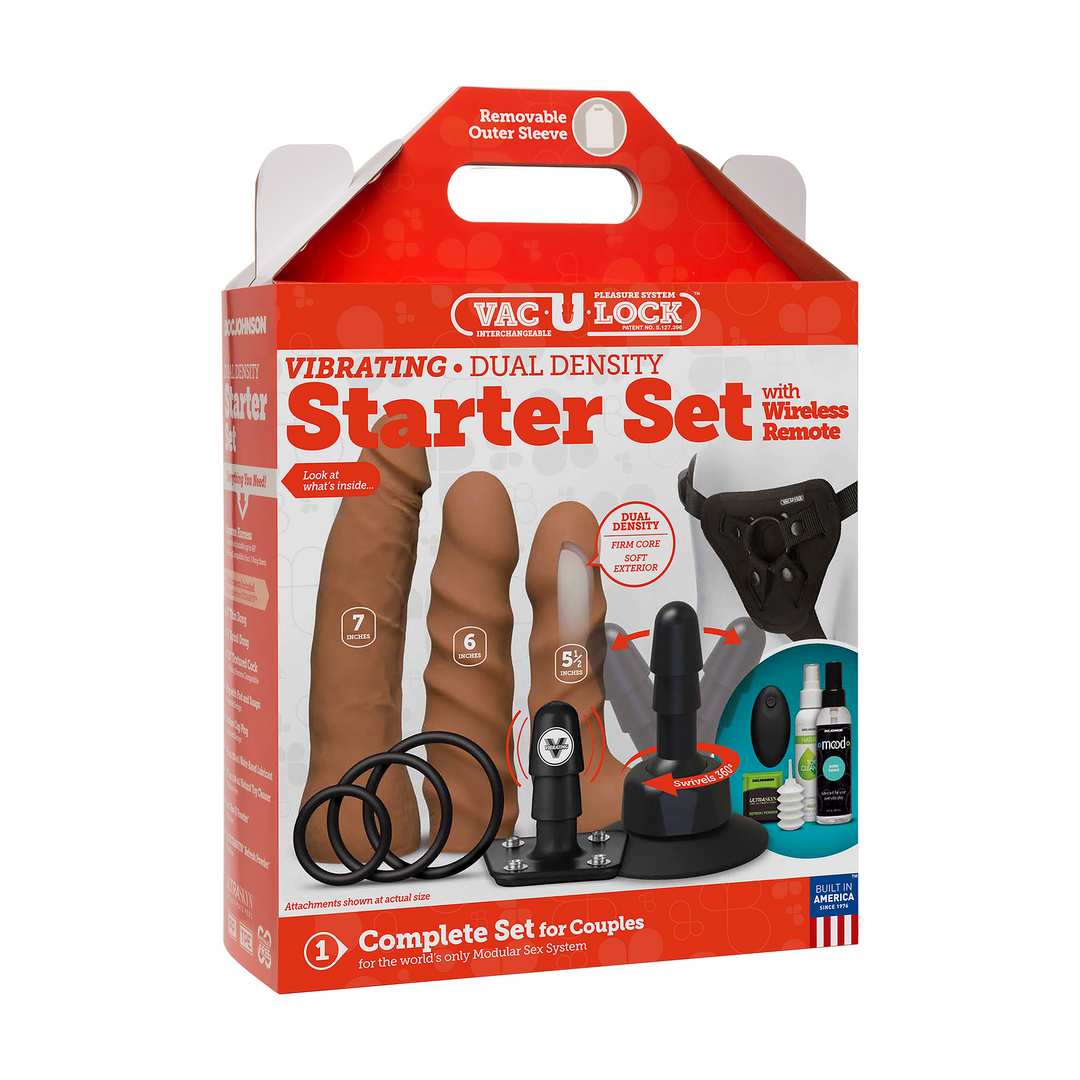 Vibrating Dual Density Ultraskyn Toys Set + Remote Control Blank