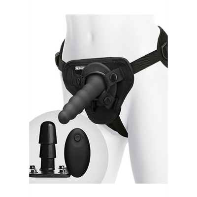 Ribbed Vibrating Pleasure Set With Remote Control