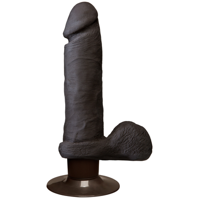 Vibrating Ultraskyn Dildo 6 / 15 Cm Black