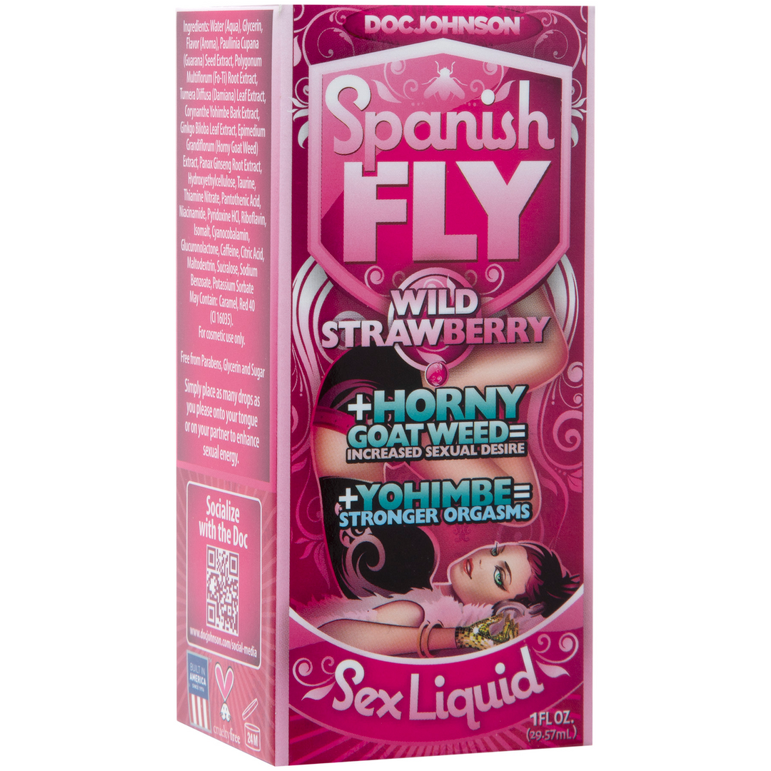 Sex Drops Stimulating Drops Wild Strawberry 1 Fl Oz / 30 Ml