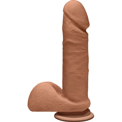 Perfect D Realistic Ultraskyn Dildo With Balls 7 / 18 Cm Brown