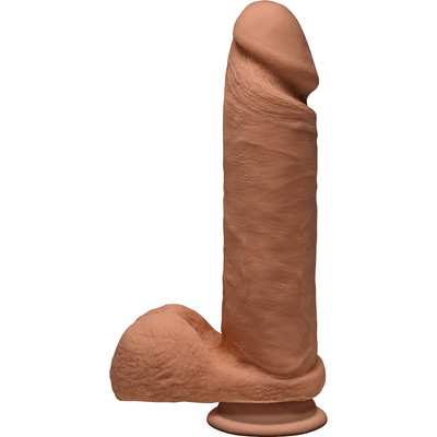 Perfect D Realistic Ultraskyn Dildo With Balls 8 / 20 Cm Brown