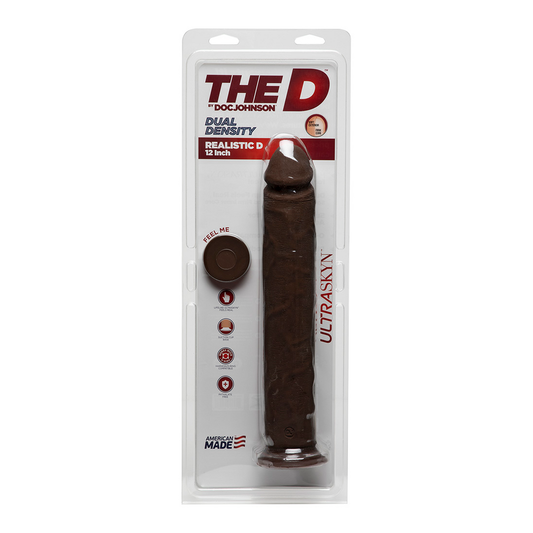 Realistic D Realistic Ultraskyn Dildo 12 / 30 Cm Black