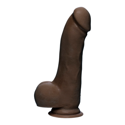 Master D Realistic Ultraskyn Dildo With Balls 7 / 19 Cm Black