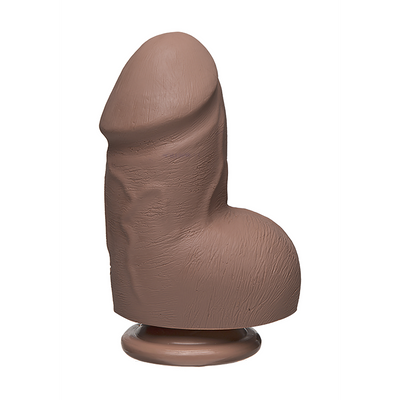 Fat D Realistic Ultraskyn Dildo With Balls 6 / 15 Cm Brown