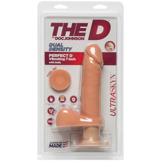 Perfect D Realistic Ultraskyn Dildo With Balls 7 / 18 Cm Blank
