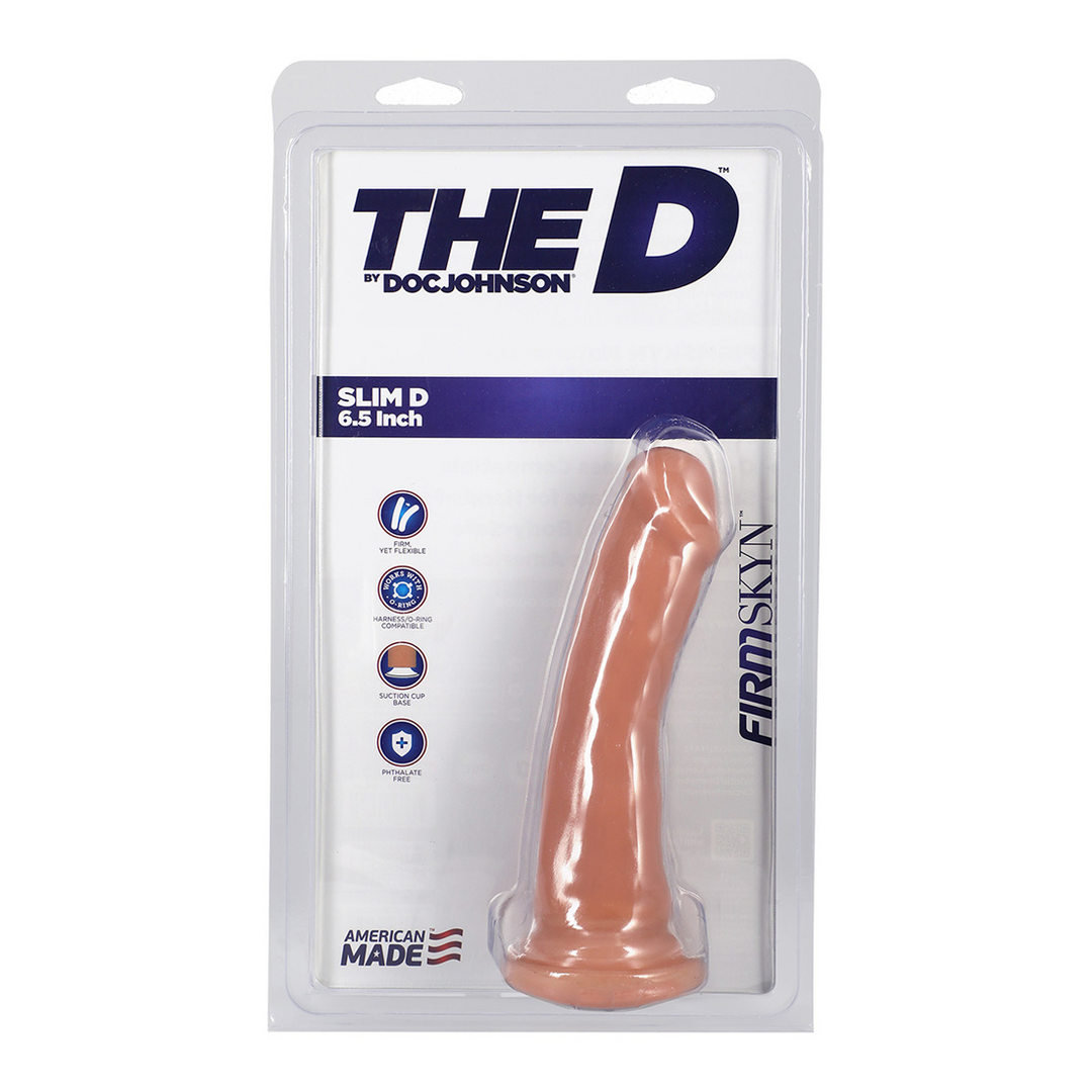 Slim D Slim D Fsche Firmskyn Dildo 7 / 17 Cm White
