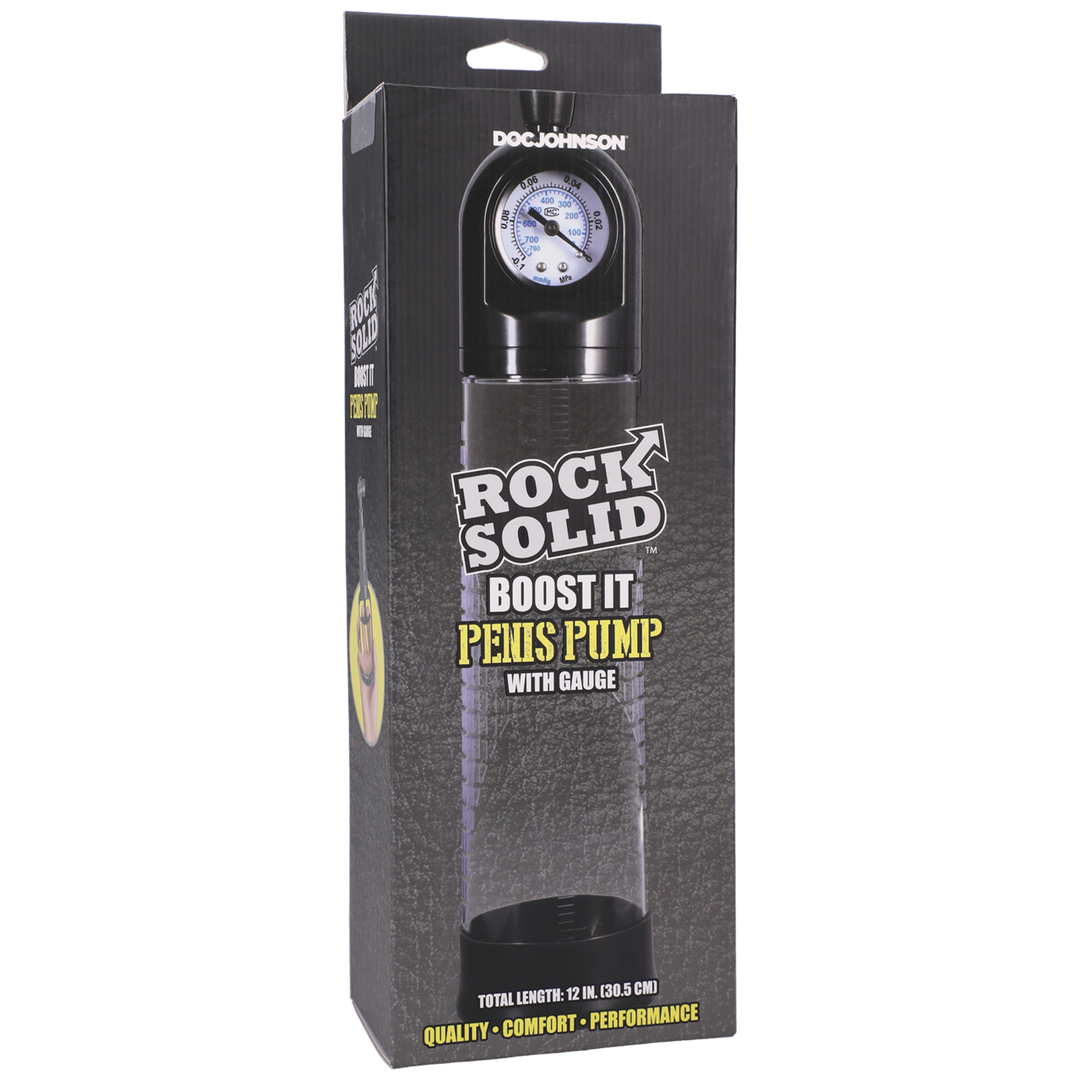 Boost It Penis Pump With Gauge