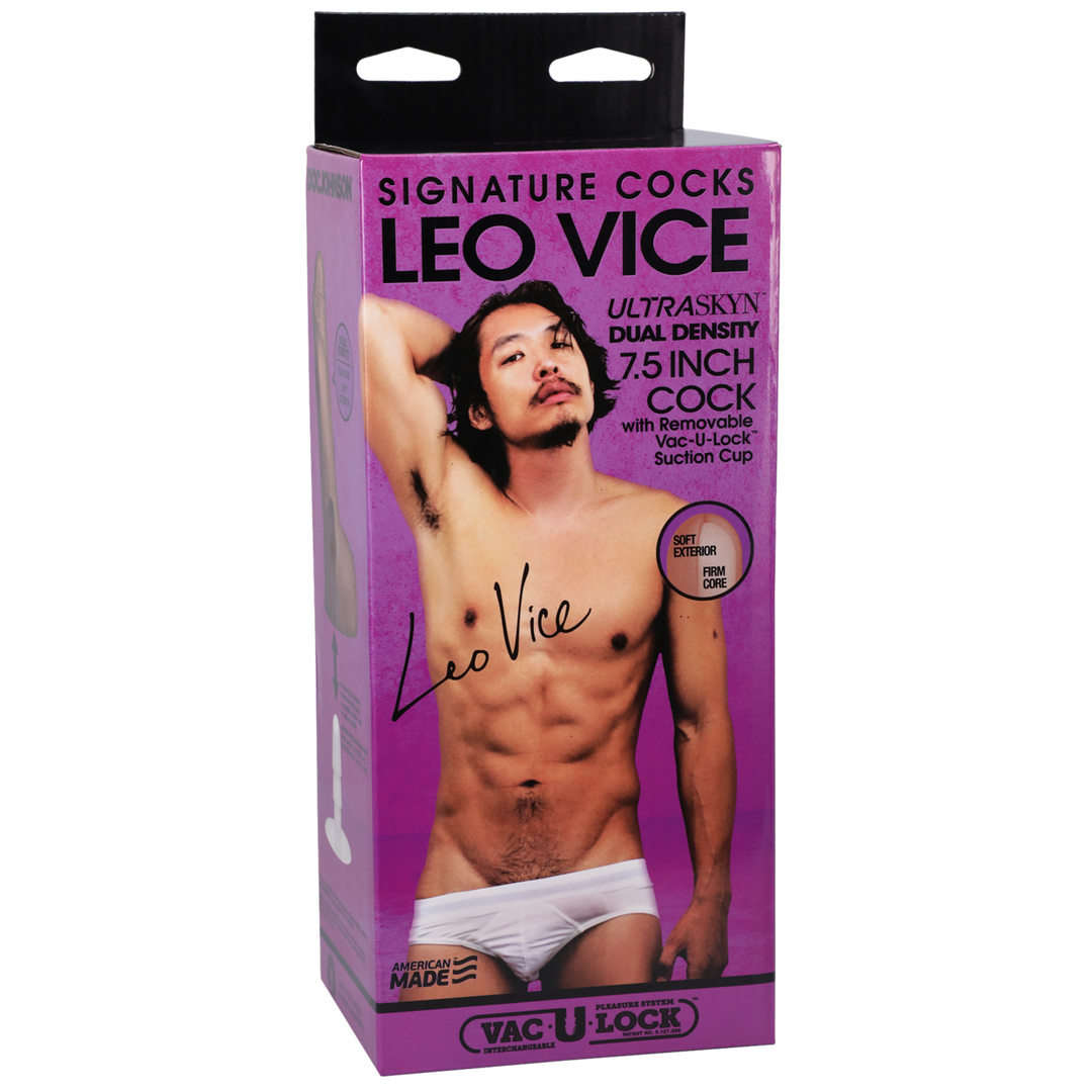 Leo Vice Ultraskyn With Removable Suction Cup 6 / 15 Cm Caramel