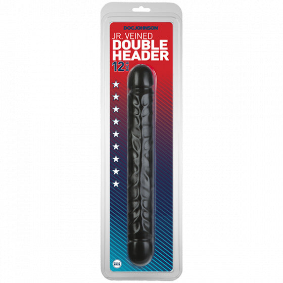 Doc Johnson Jr. Veined Dubbele Dildo 30 cm - Erovibes.nl
