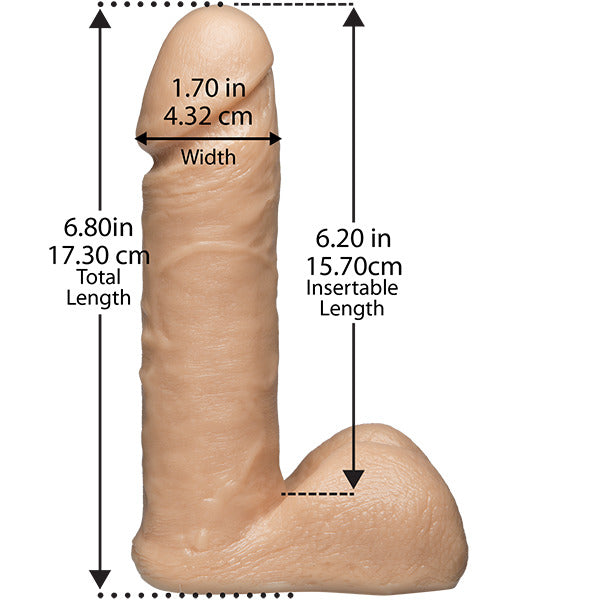 Doc Johnson Vac-U-Lock Realistische Dildo 15 cm - Erovibes.nl