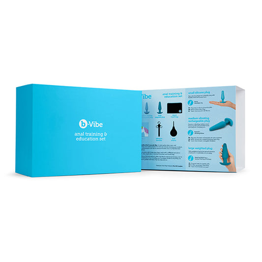 B-Vibe - Anaal Training & Educatie Set Blauw