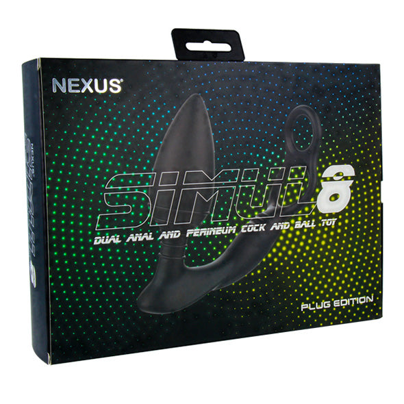 Nexus - Simul8 Plug Editie Vibrerende Dual Motor Anaal Penis & Bal Speeltje