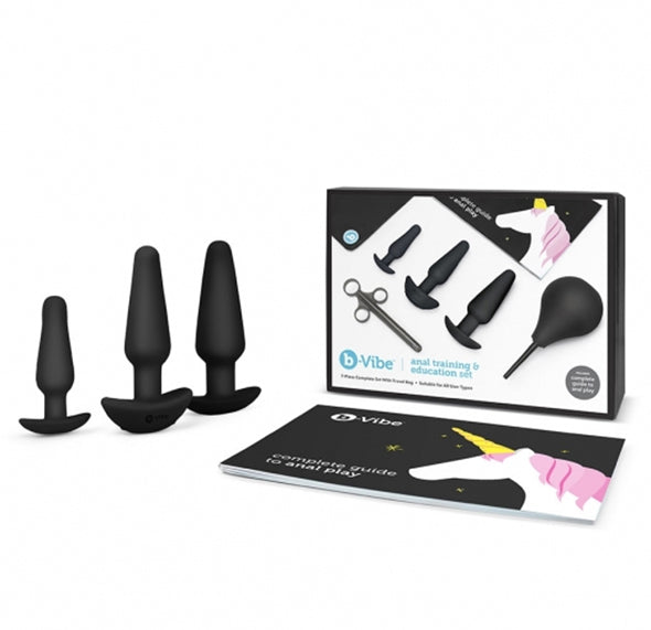 B-Vibe - Anaal Training & Educatie Set Zwart