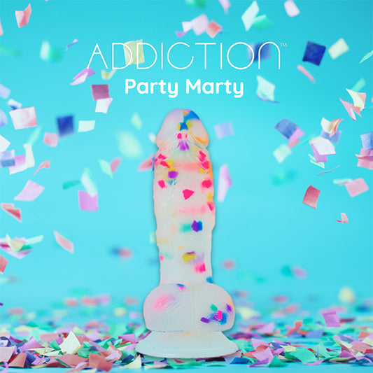 Addiction - Party Marty 7.5 Inch Frost and Confetti