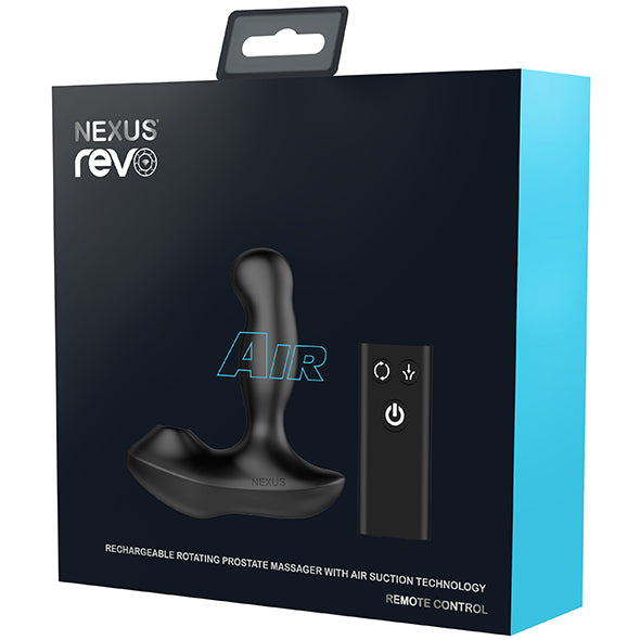 Nexus - Revo Air Remote Control Roterende Prostaat Massager met Zuigmond