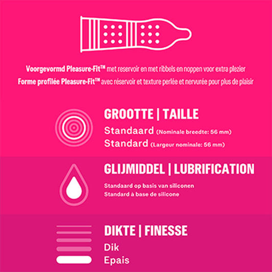 Durex Condooms Pleasure Me 10 stuks