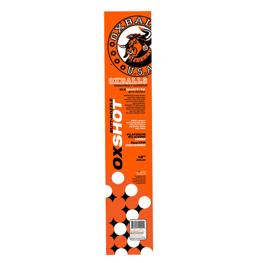 Oxballs - Oxshot Butt-Nozzle Shower Hose 12 inch & Flex Cockring