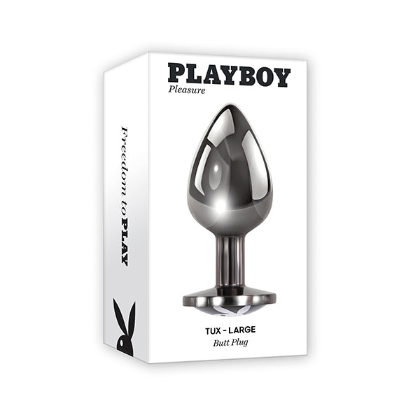 PLAYBOY PLEASURE - TUX ALUMINIUM BUTTPLUG - LARGE