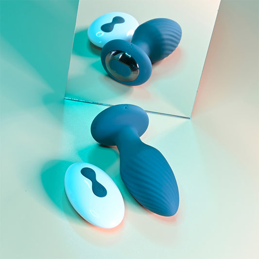 PLAYBOY PLEASURE - SPINNING TAIL TEASER - TEAL