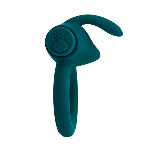 Playboy Pleasure - Bunny Buzzer Cockring - Teal