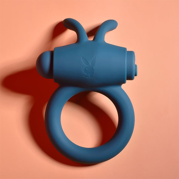 Playboy Pleasure - Bunny Buzzer Cockring - Teal