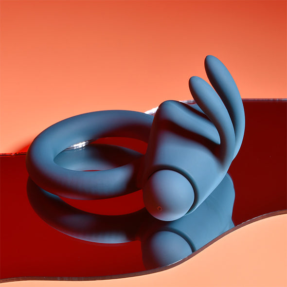 Playboy Pleasure - Bunny Buzzer Cockring - Teal