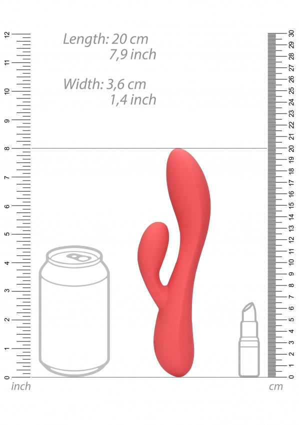 Loveline Smooth Ultra Soft Rabbit Vibrator 20 Cm