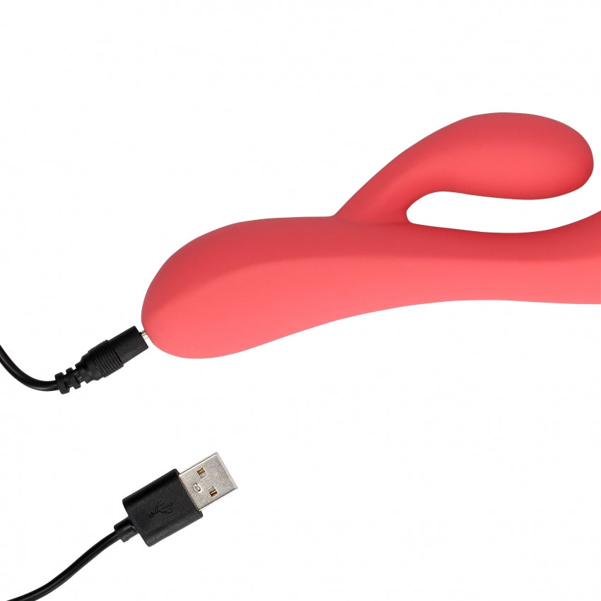 Loveline Smooth Ultra Soft Rabbit Vibrator 20 Cm