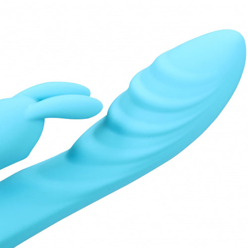 Loveline Geribbelde Rabbit Vibrator 21 Cm