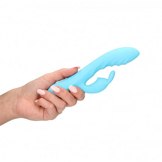 Loveline Geribbelde Rabbit Vibrator 21 Cm