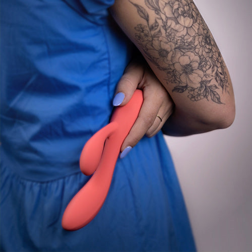 Loveline Smooth Ultra Soft Rabbit Vibrator 20 Cm