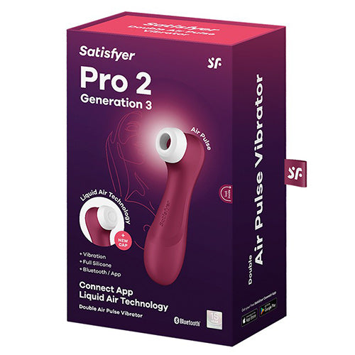 Satisfyer Pro 2 Generation 3 Luchtdruk Vibrator Liquid Air Voordeelpakket