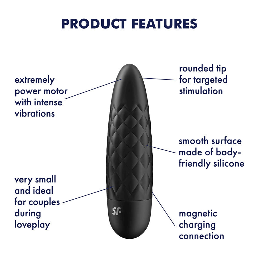 Satisfyer Ultra Bullet 5 Mini Vibrator Zwart