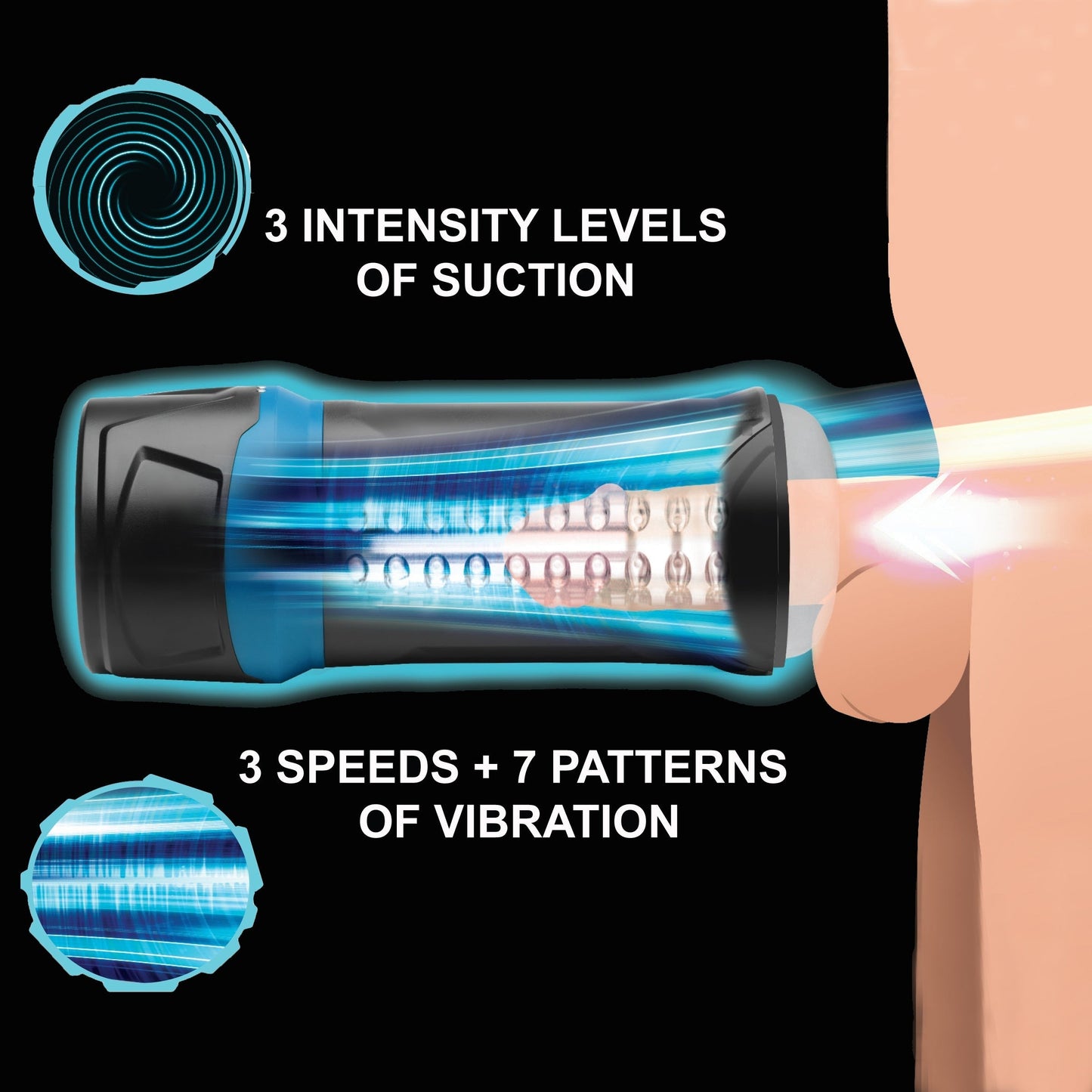 XR Brands The Auto Milker Intens Love Botz 13X Zuigende Masturbator - Erovibes.nl